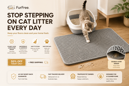 FurFree™ Cat Litter Mat