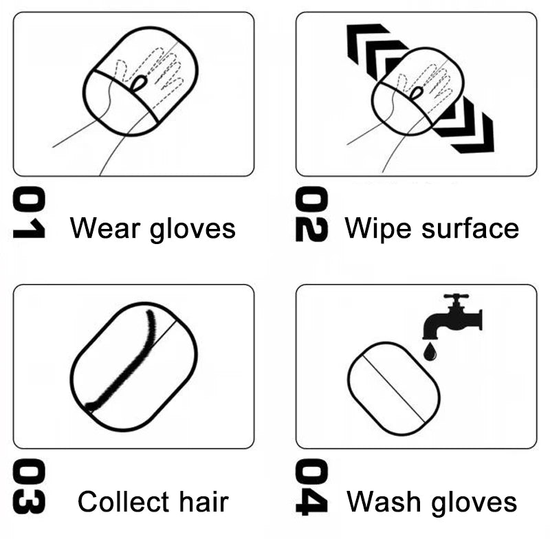 FurFreeCo Pet Hair Removal Glove