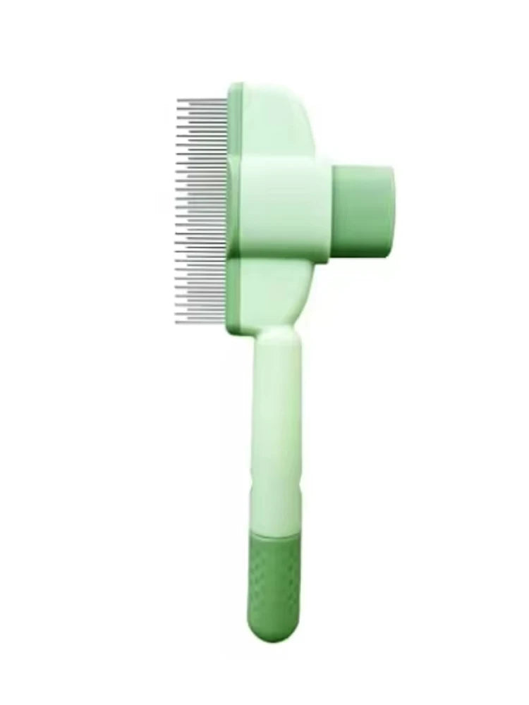 Dual-Purpose Comb for Cats Floating Teeth Hair Remover Brush with Needle Design for Pet Grooming Tool for Long/Short Fur